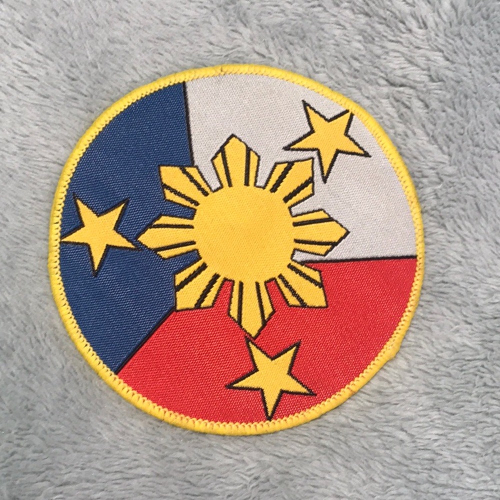 Philippines Flag  Embroidered Patch NEW